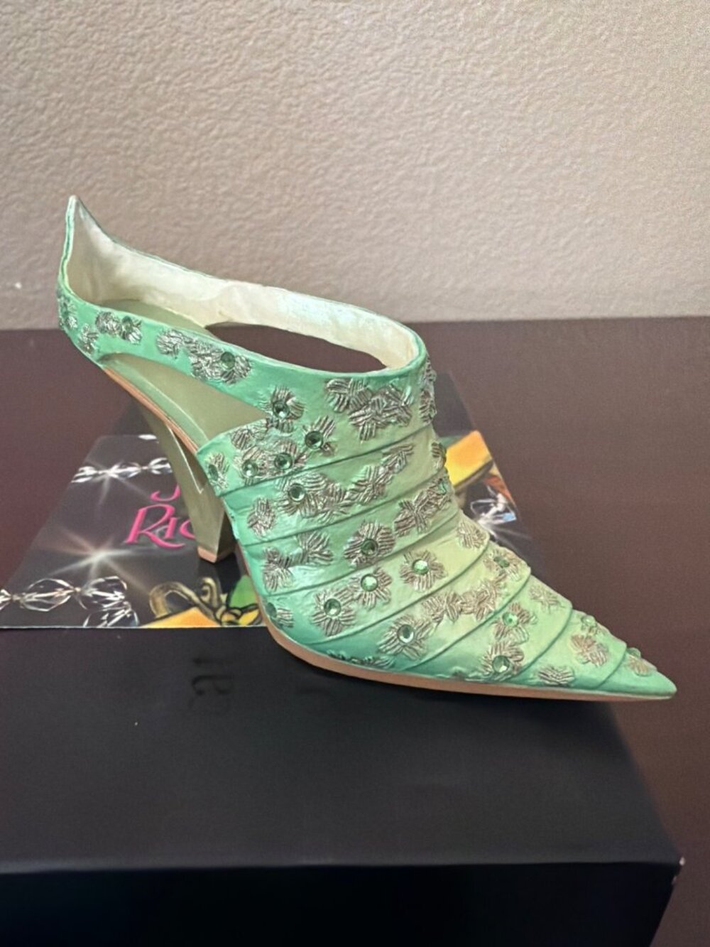 2006 Just The Right Shoe by Raine "Mint Julep" #25617 NEW in Box - Picture 5 of 13